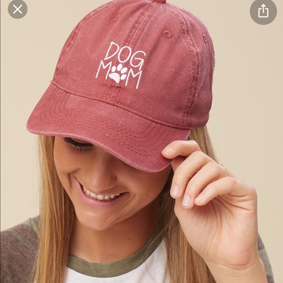 Altar'd State Accessories - Altar’d State Dog Mom Red Baseball Cap